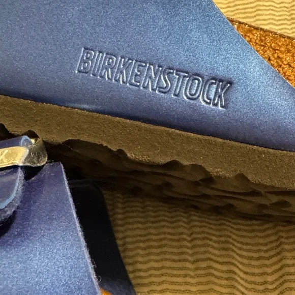 Blue Birkenstock Sandals - Picture 2 of 4